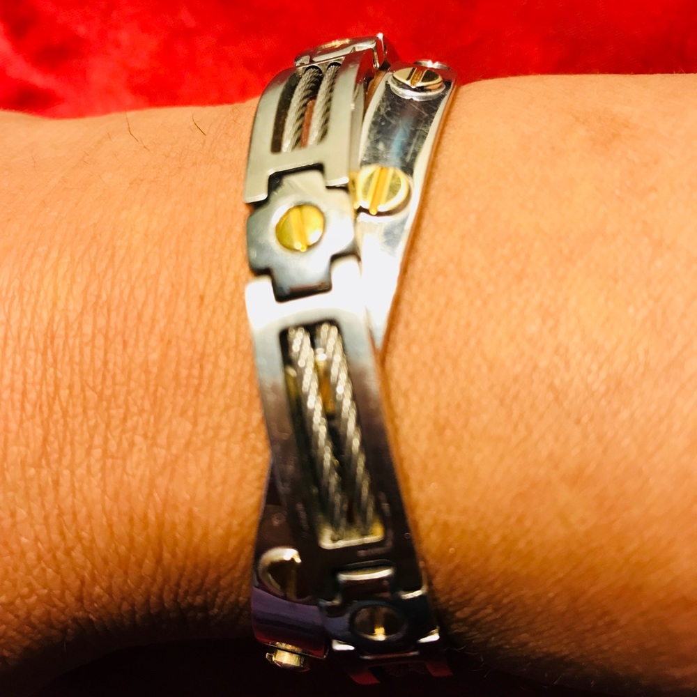 🔆 Stunning two-tone rope link bracelet UNISEX